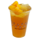 peach aloe fruit tea 蜜桃芦荟鲜果茶 (large)